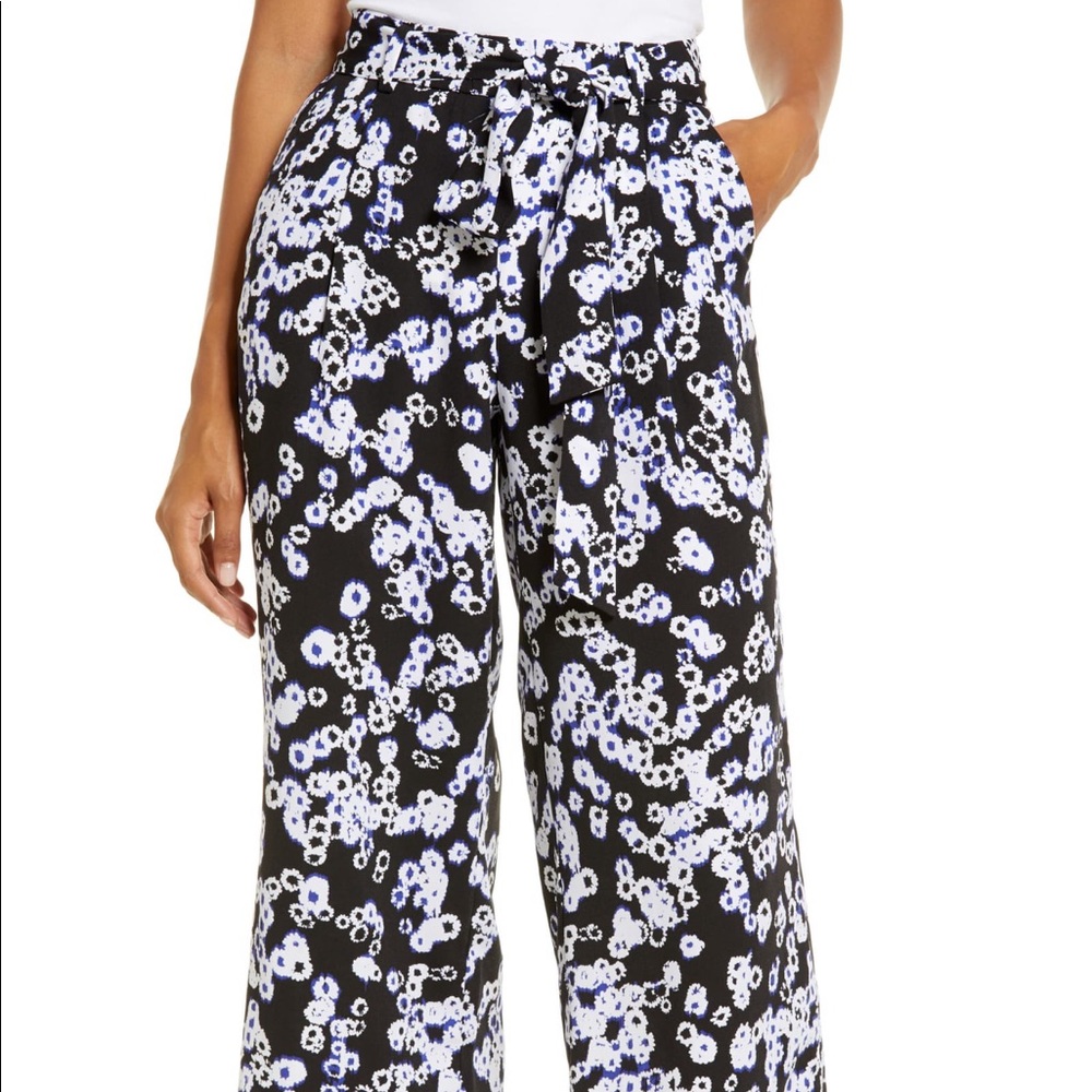 Halogen Wide Leg crop Pants size small
